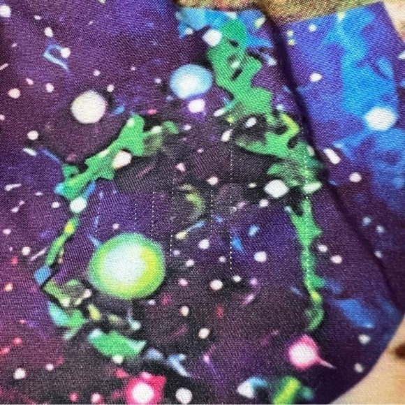 Cowboy Cat Riding Rainbow Shark Double Sided Swim Trunks Elastic Waistband Men M - Picture 5 of 8